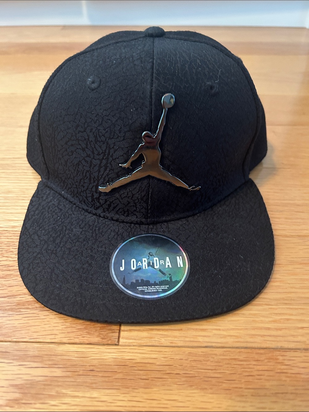 Jordan Youth Black Jumpman Snapback Hat